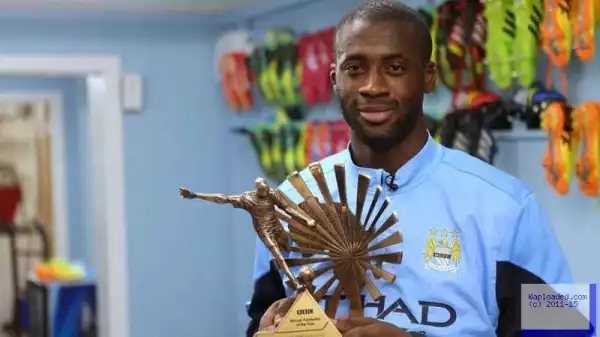 Yaya Toure Crowned BBC African Footballer Of The Year 2015
